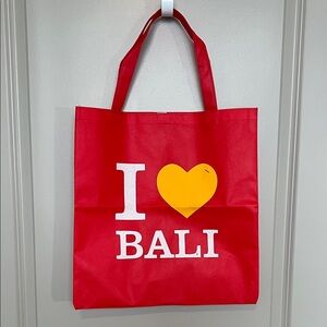 I Love Bali I Heart Bali Reusable Tote Bag